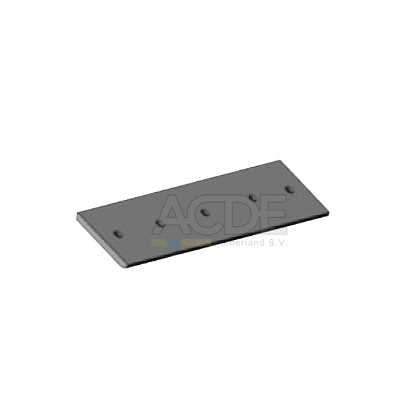 GVZ-S602D.026 ACDE / Zijtveld  Onderschroefmes (2 stuks) S602-D